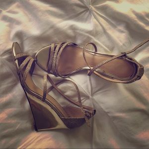 Gold Badgley Mischka Wedges